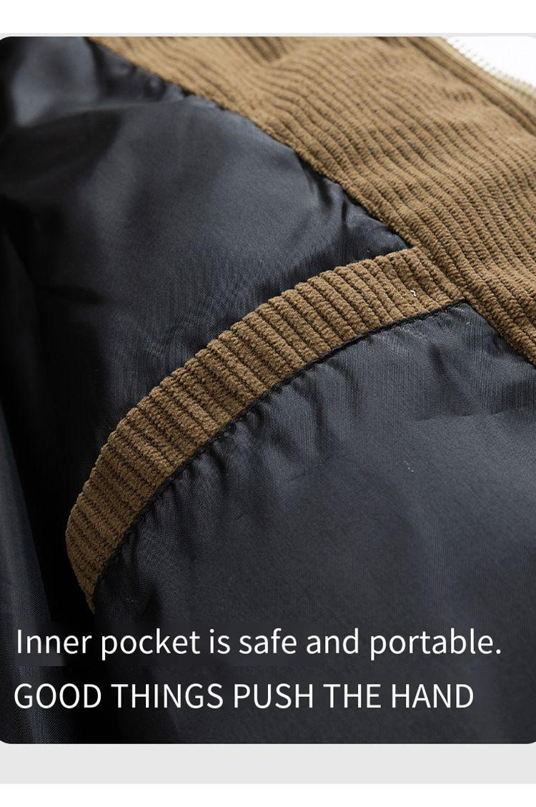 Modische, lässige Daunenjacke mit Kapuze für warme, winddichte und kältebeständige Baumwollkleidung_voghion.com