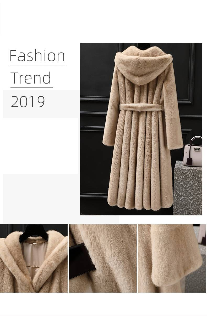 Cappotto in pelliccia sintetica da donna – Giacca lunga in velluto con cappuccio (nero/cammello/crema) per uno stile invernale di lusso_voghion.com