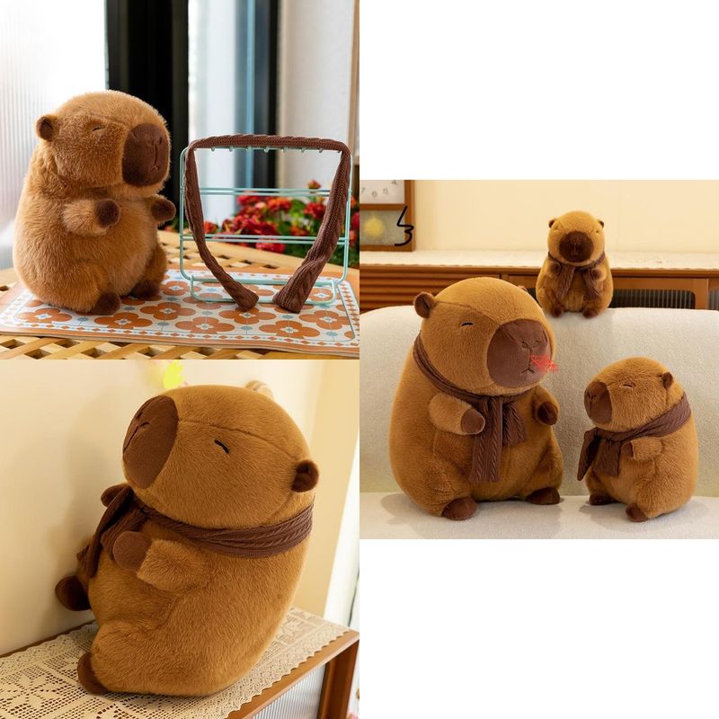 Pluchen speelgoed Capybara schattig schattig knuffeldier kussen grappig speelgoed trendy pop_voghion.com