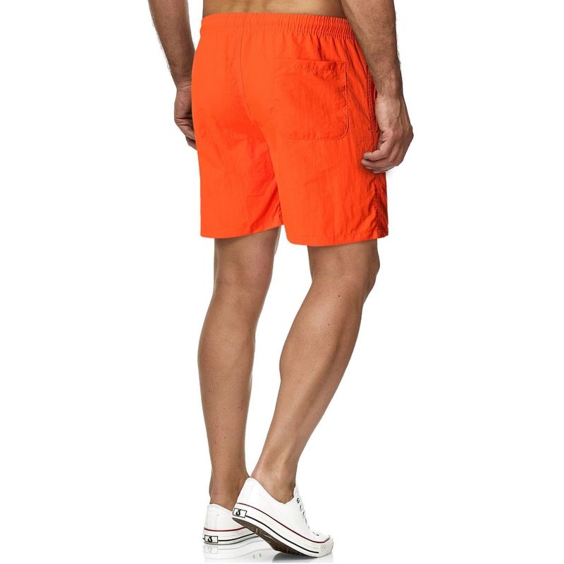 2024 Frühjahr/Sommer 5/4 Schnelltrocknende dünne einfarbige Strandhose Sport- und Fitness-Shorts für Herren_voghion.com