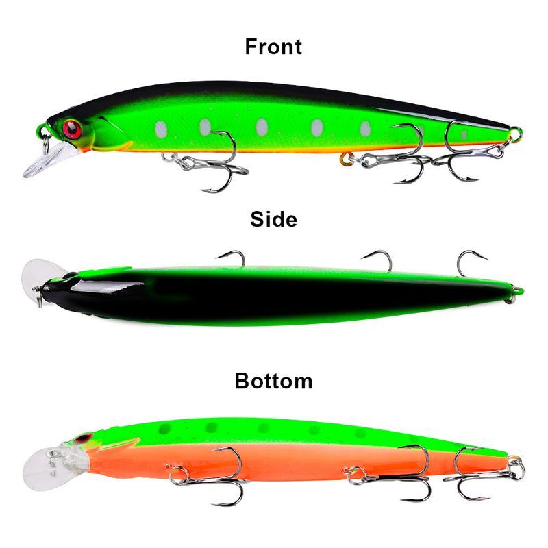 Floating Minnow 14cm/18.5g Lure VIB Lifelike Plastic Hard Bait Fishing Gear_voghion.com