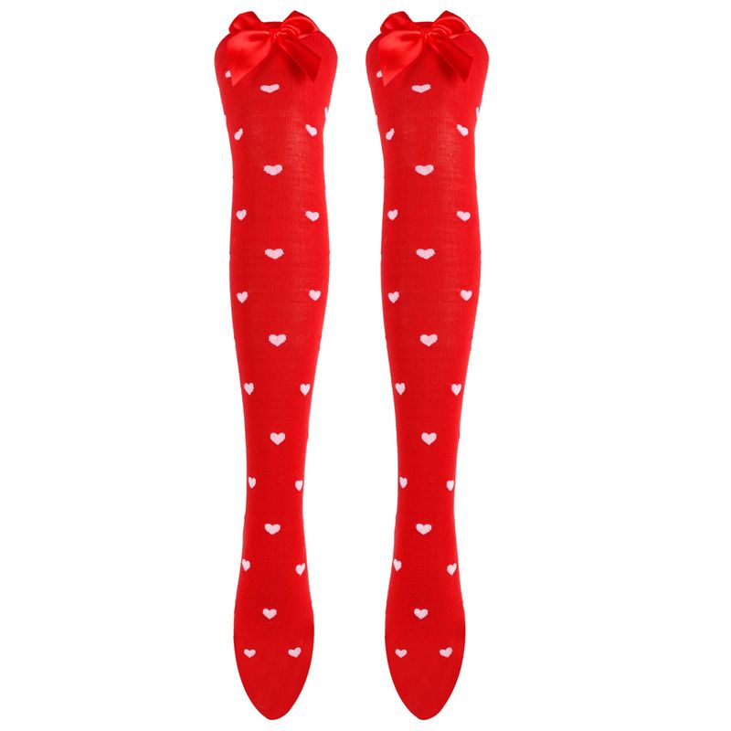 Le calze Red Lips Love per San Valentino saranno calze sopra il ginocchio e graziose calze con fiocco_voghion.com