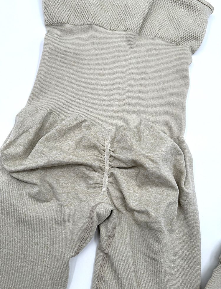 Damkläder Noggrant utvalda nya yogajumpsuits i väststil Vacker ryggjumpsuit i ett stycke Sömlösa kläder Jumpsuit Fitnessdräkt_voghion.com