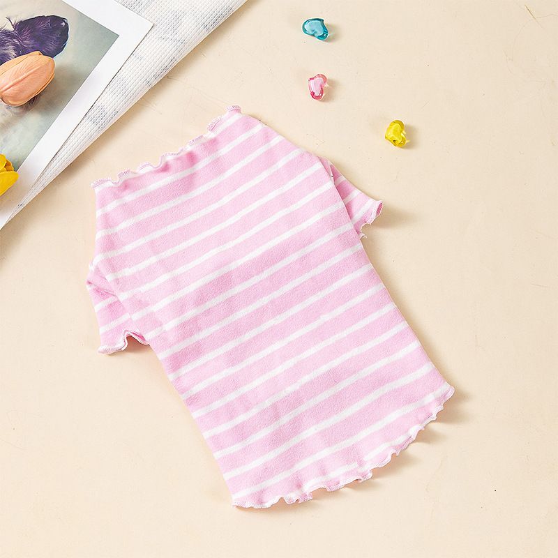 Maglietta con base a cuore, abbigliamento primaverile e autunnale, orsacchiotto, bichon, cani di piccola taglia, cuccioli, gatti a pelo corto britannico, animali domestici_voghion.com