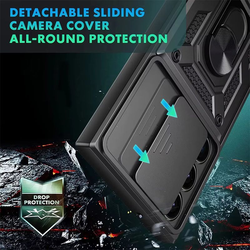 Custodia antiurto per Samsung S25 S24 S23 Ultra S22 S21 FE Plus Custodia per Samsung Note 20 Ultra Supporto magnetico Custodia per telefono_voghion.com