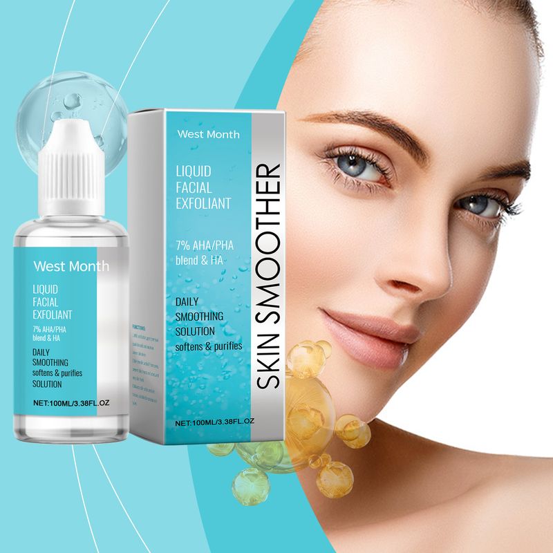 West&Month Facial Exfoliating Essence Gently Cleanses Facial Exfoliating Pores And Smooths Skin_voghion.com