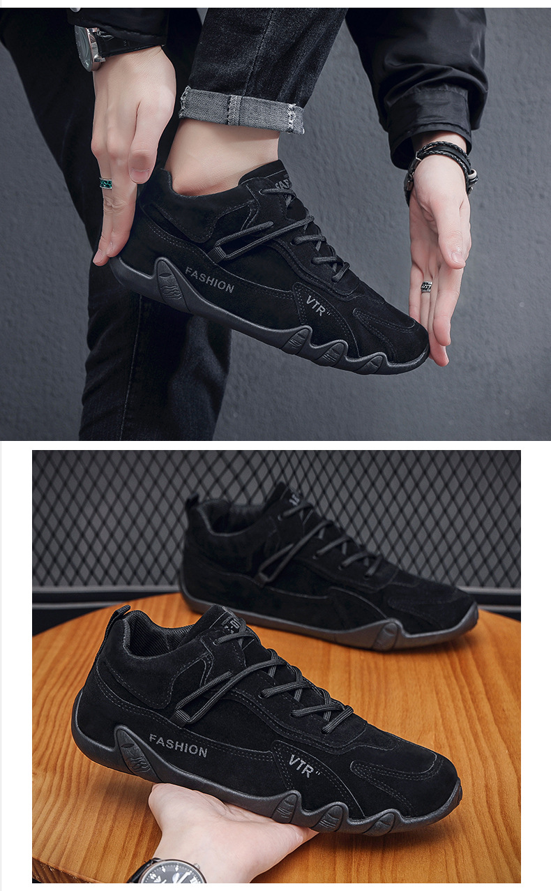 Herrenschuhe Herbst Neue Herren Arbeitsversicherungsschuhe Baustellenarbeit Arbeitsschuhe Lässige Werkzeugschuhe Rutschfeste, leichte, trendige Schuhe_voghion.com