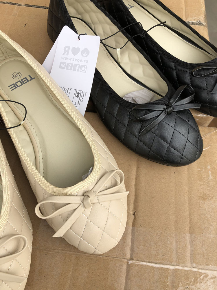 2024 Russische Single-Checked Fliege flache Schuhe für Damen Singles Live-Streaming in großen Größen_voghion.com