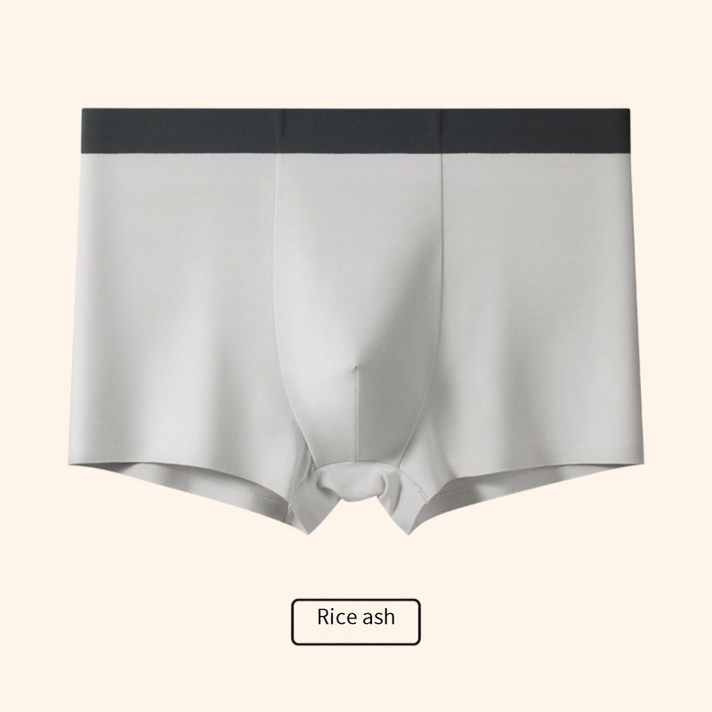 Intimo da uomo, boxer da ragazzo in modal 80 count, senza cuciture, a vita media, traspiranti, di grandi dimensioni_voghion.com