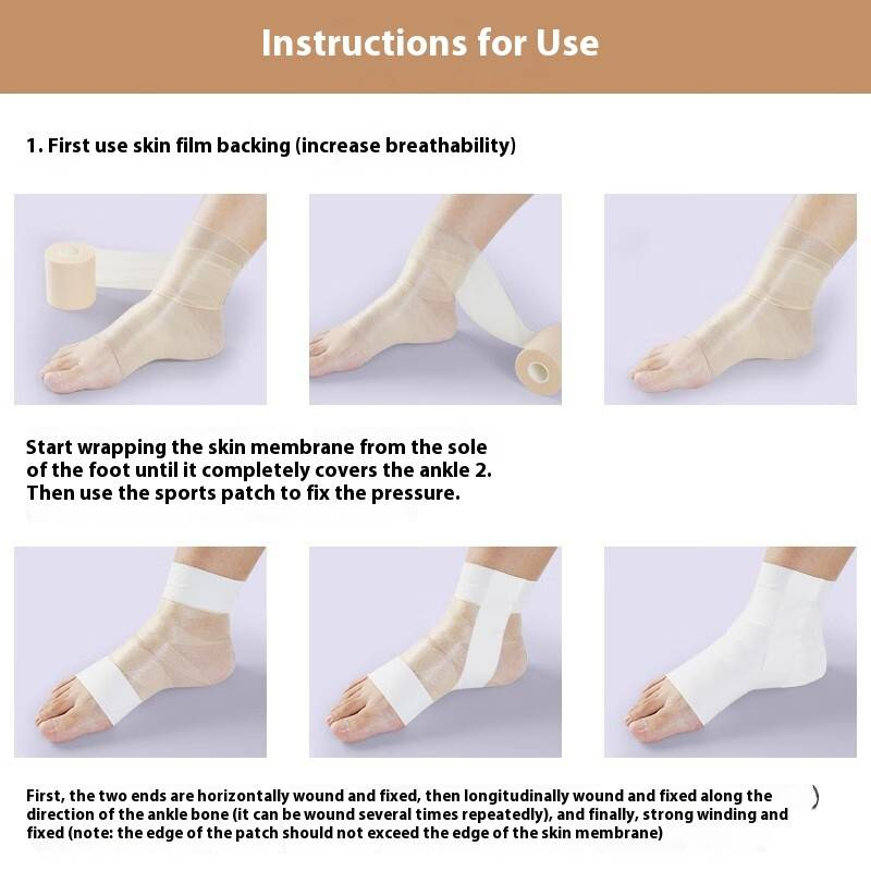 Self-Adhesive Sports Tape – Premium Latex Elastic Bandage For Ankle, Wrist & Finger Support (2.5cm/3.8cm/7cm Width Options, White/Skin Color)_voghion.com