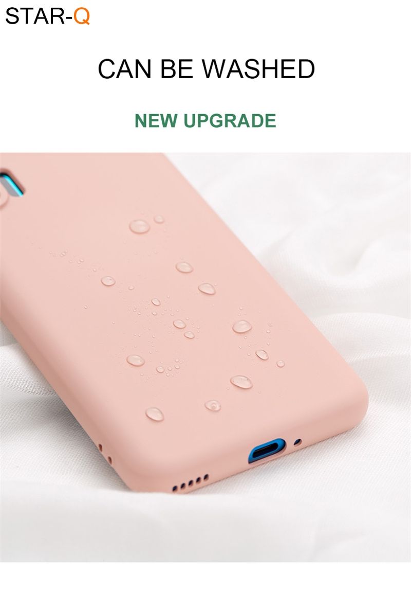 Nova capa de silicone líquido para celular Xiaomi Poco X3 NFC M2 F2 Pro X2 global, capas traseiras protetoras macias originais_voghion.com