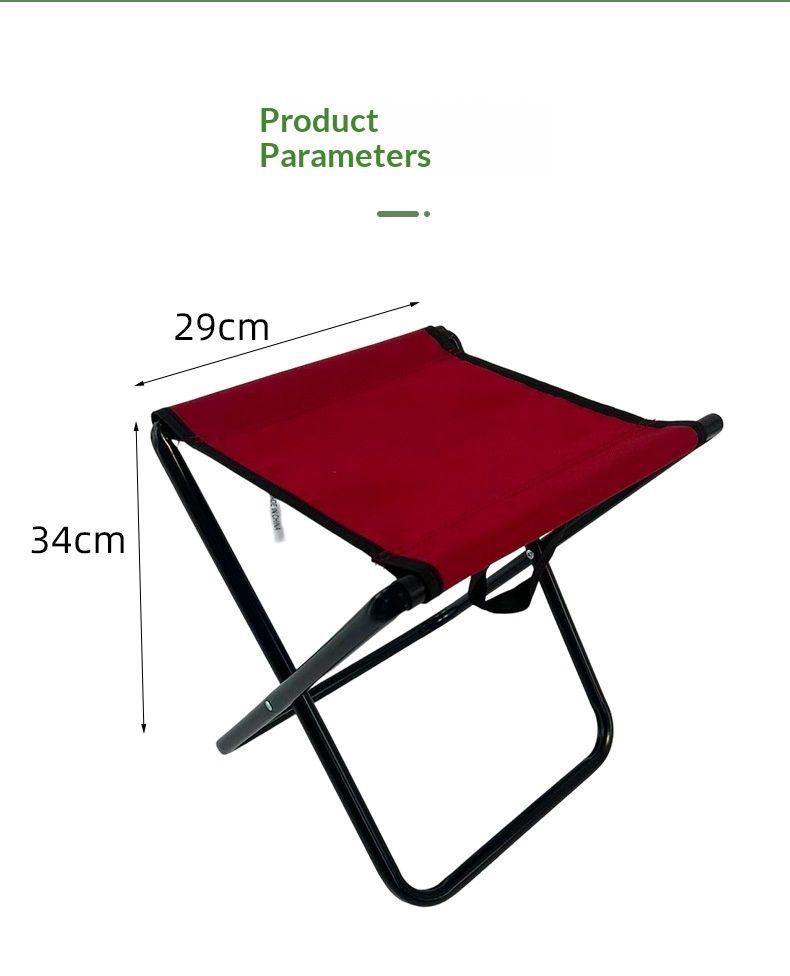 QFV50704555550<== Cross-Border Wholesale Folding Household Portable Outdoor Camping Lightweight Storage Small Fishing Stool_voghion.com