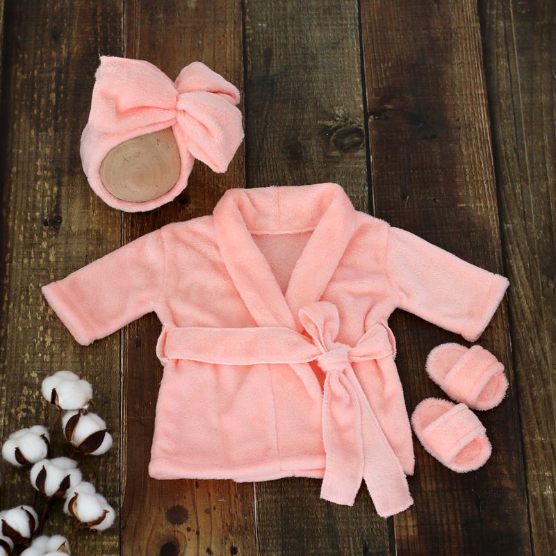 Unschlagbare Qualität Baby Neugeborenen Bademantel Hausschuhe Set Pyjamas Studio Kleidung Für Männliche Und Weibliche Baby Fotografie Neue_voghion.com