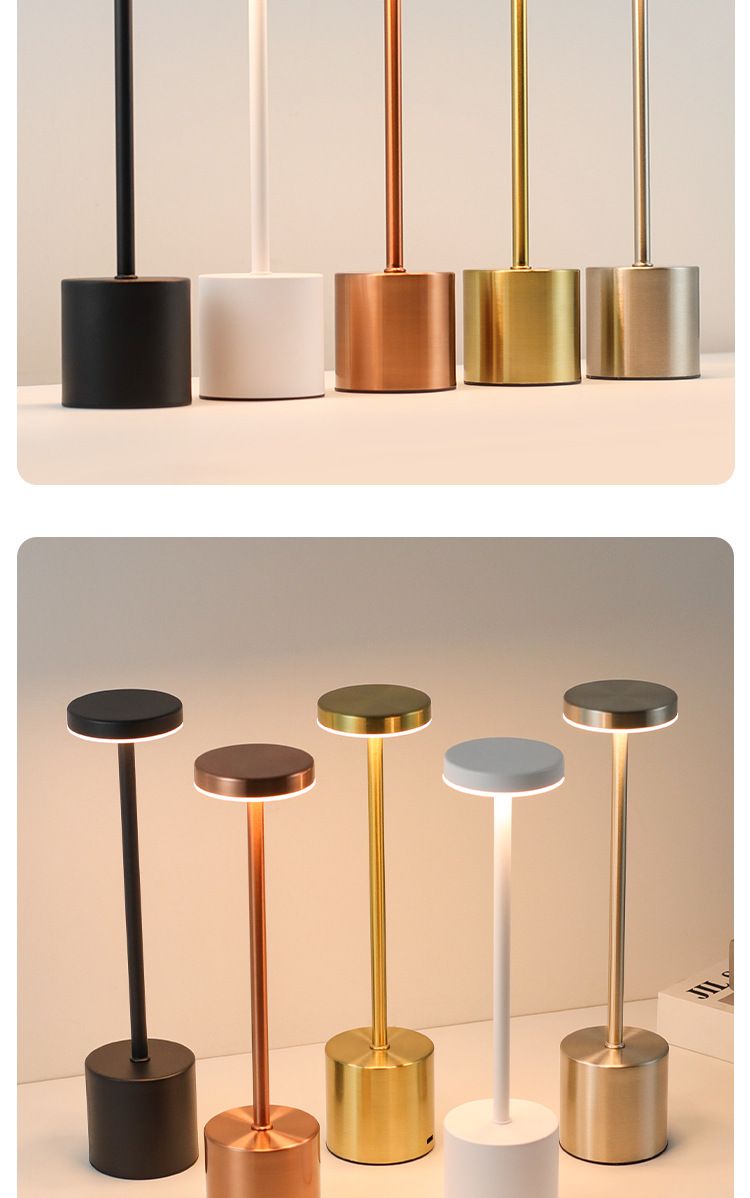 LED rechargeable I-shaped modern and simple USB touch bar desk lamp, atmosphere small night lamp_voghion.com
