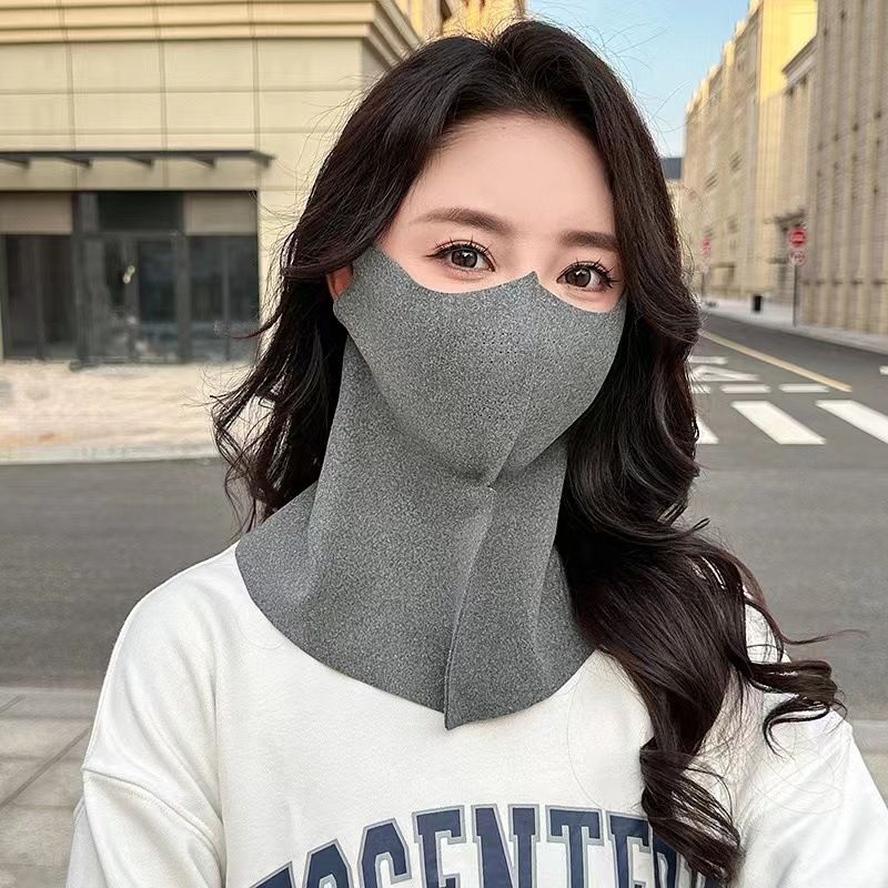 ActiveGo Autunno Inverno Antifreddo Protezione Viso Collo Integrata Maschera da Ciclismo all'Aperto Antivento Termica_voghion.com