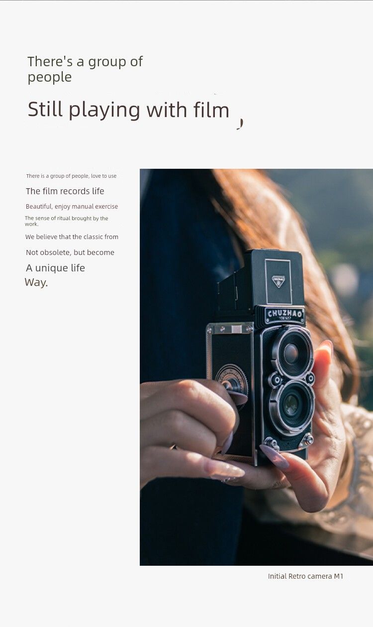 First Photo CCD Camera Double Reverse Digital Retro Film Mini Small Carrying Travel Female Student Party Gift_voghion.com