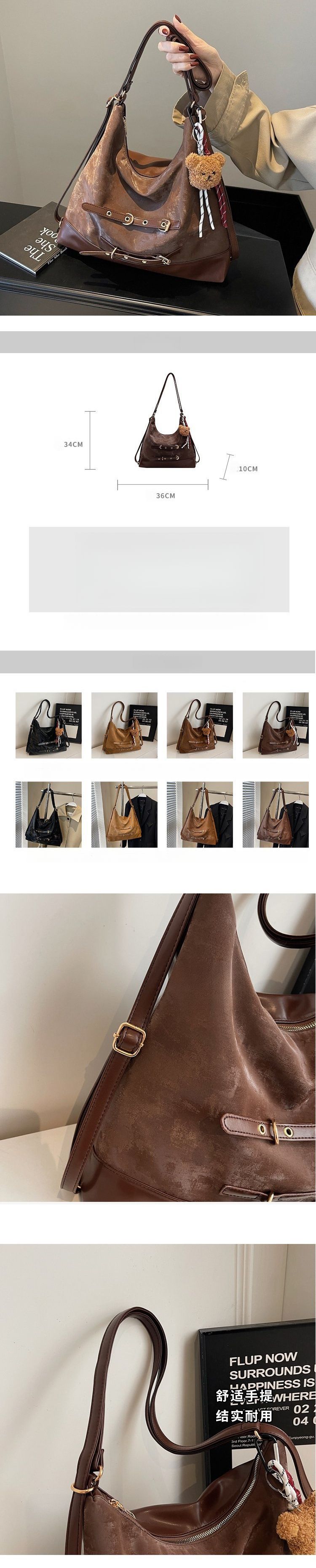 Multifunctional Shoulder Bag Women's Crossbody Bag_voghion.com
