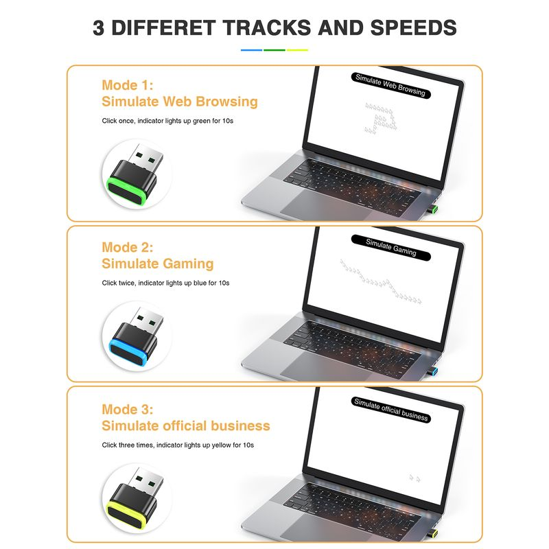 Xinweiqing with Switch Button Control Drive Free Simulate Movement USB Mouse Mover for Windows XP/7/8/10/11/for OS/for_voghion.com