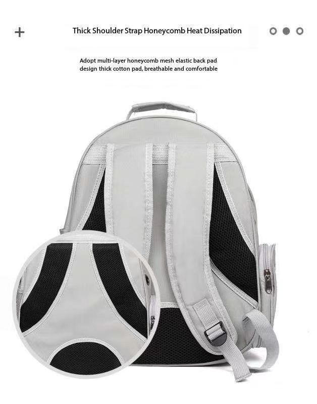 Katzentasche, tragbare Tasche, atmungsaktiver Schulterrucksack für Haustiere, große Kapazität, Katzenschultasche, Katzenkäfig, Raumkapsel, Katzenbedarf_voghion.com
