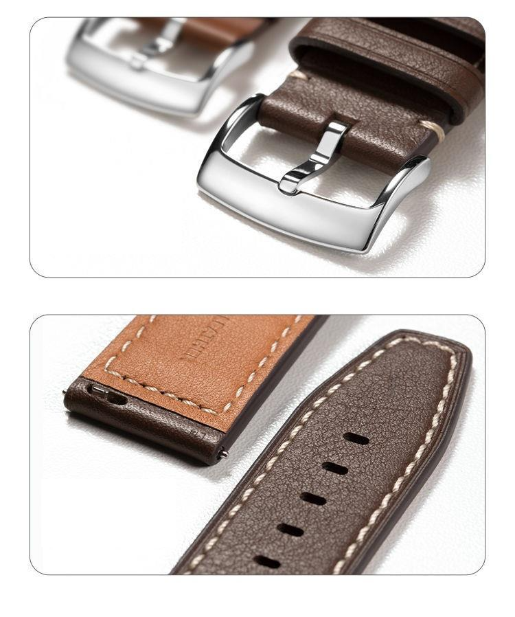 Spot 22mm linha de carro pulseira de couro interruptor de liberação rápida orelha crua relógio inteligente com Watch3pro gt2_voghion.com