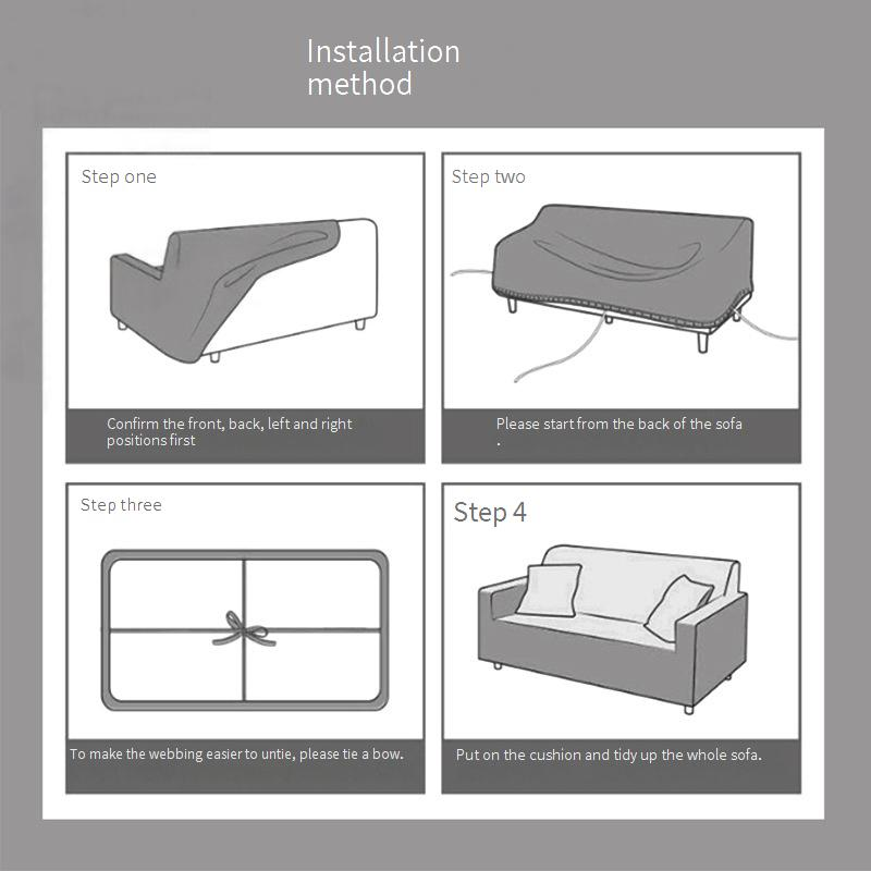 Copridivano elastico stampato in stile bohémien, copridivano per la casa, quattro stagioni, universale, tutto incluso_voghion.com