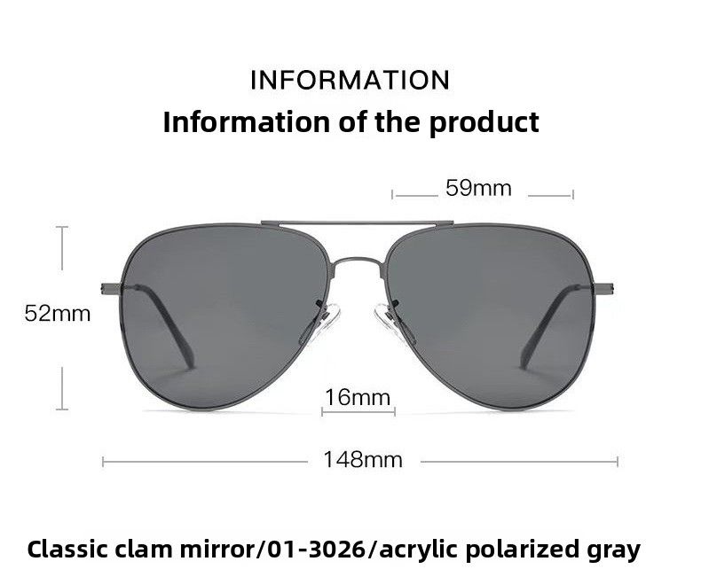 Occhiali da sole da aviatore in metallo con doppio ponte, montatura grande, protezione UV, per uomo e donna_voghion.com
