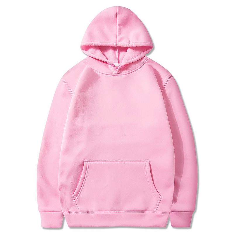 Spring and Autumn Sports Casual Fashion Solid Color Printed Hoodie, Men's Top_voghion.com