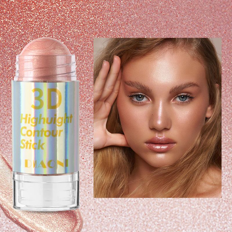 DIAONI Cream Blush Stick – Feuchtigkeitsspendende und verblendbare Wangenfarbe – Tragbares Twist-Up-Design_voghion.com