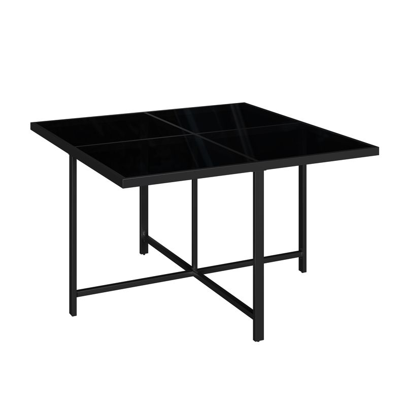 Set da 7 posti per esterni per 6 persone, tavolo con superficie in vetro_voghion.com