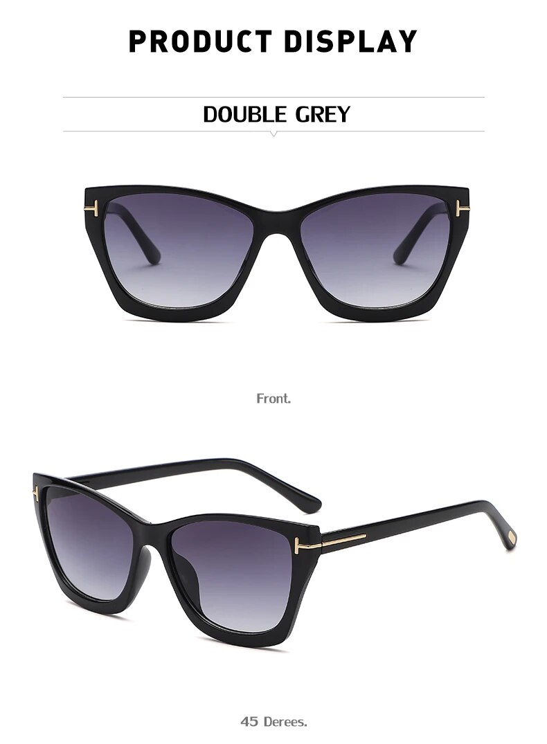 Fashion Vintage Small Cat Eye Sunglasses Women Designer Retro Cateye Sun Glasses for Ladies New Fashion Square Sunglass Female_voghion.com