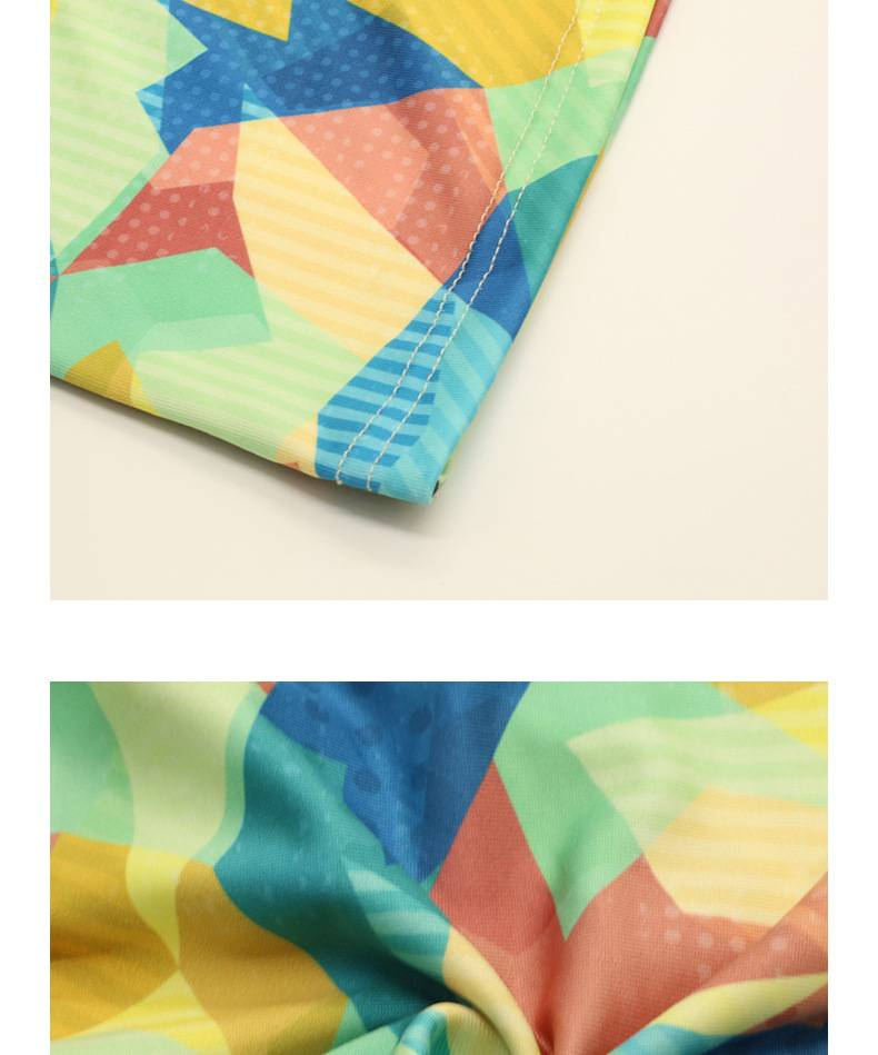 NOKO 3-pack Men's Underwear Novelty Digital Printing Breathable Stretch Sports Lengthened Trouser Legs Large Size Comfortable Boxer Briefs_voghion.com