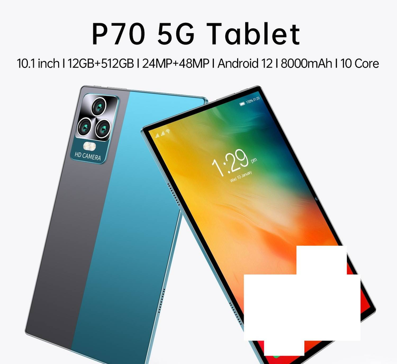 10,1-Zoll-Android-Tablet mit 4G LTE, 4 GB RAM und 32 GB Speicher, Octa-Core-Prozessor, Dual-SIM, GPS, HD-IPS-Bildschirm_voghion.com