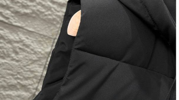 Męska pikowana kamizelka – gruba zimowa bawełniana kurtka puchowa bez rękawów (czarny, szary, beżowy, L-6XL)_voghion.com
