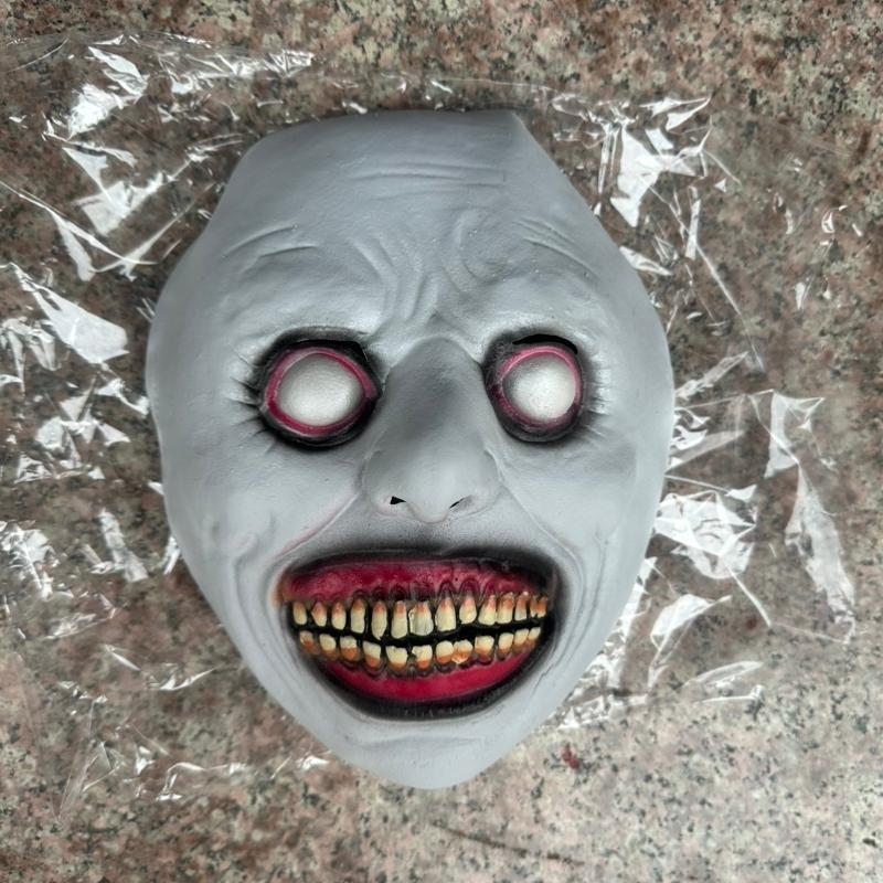 Cosplay Exorcist Mask Exorcist Mask Halloween Dressup Props Horror Spoof Headset_voghion.com