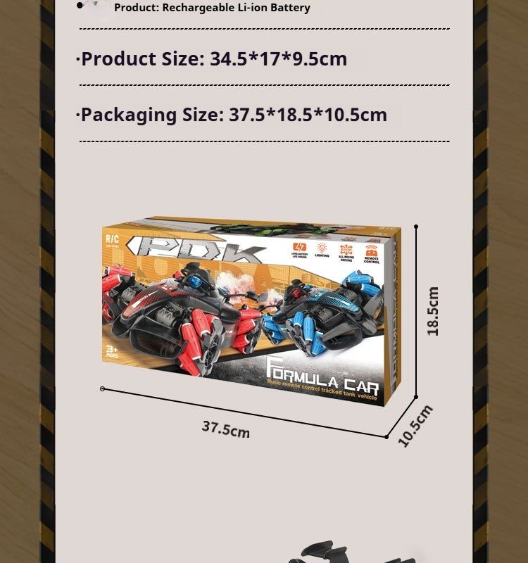 Carro de acrobacias RC de corrida de F1 – brinquedo de controle remoto de alta velocidade com 11 canais, luzes LED, música e spray Drift – desempenho off-road 4x4 para meninos e meninas_voghion.com