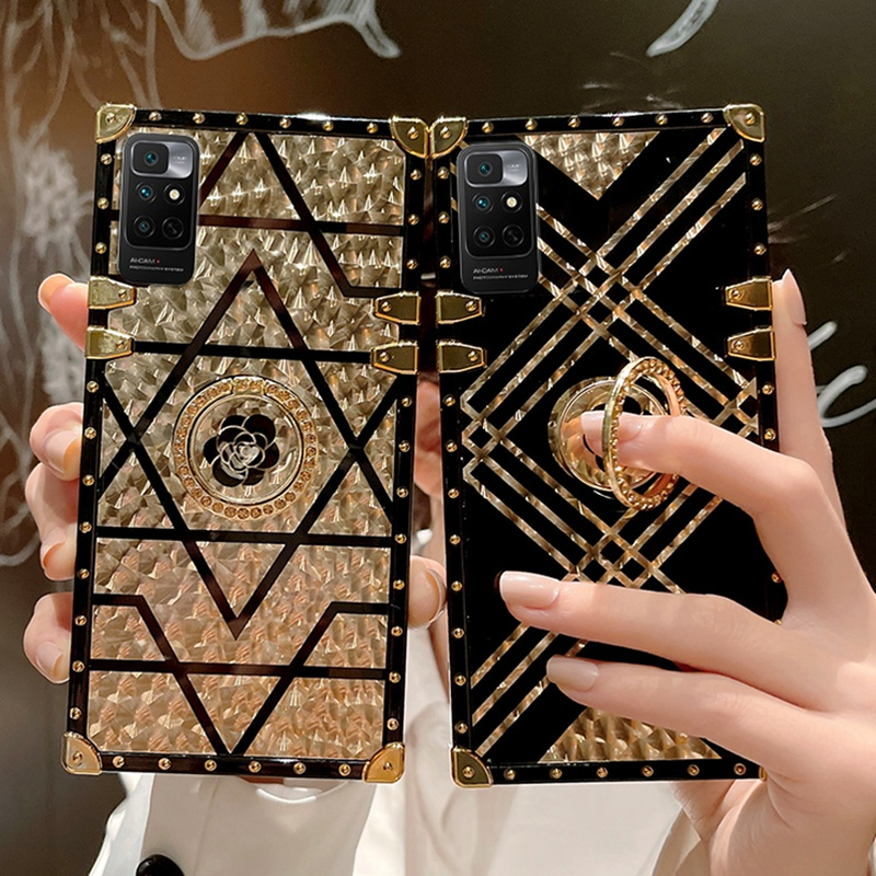 Luxury Glitter Phone Case for Samsung Galaxy A73 A54 A53 5G A14 A04 A13 A52s A31 A71 4G A34 A50s A33 A12 A30 M32 Girl Ring Cover_voghion.com