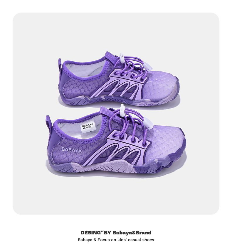 XD-YS50821 Girls' Sports Sandals, Summer New Children's Casual Breathable Running Shoes, Boys' Thin Single Mesh Shoes_voghion.com