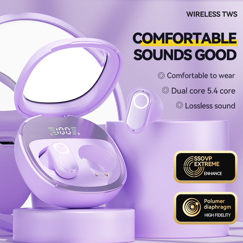 M86 Mini High-Value Wireless Bluetooth Earbuds Semi-In-Ear High-Quality Noise Cancelling Long Battery Life_voghion.com