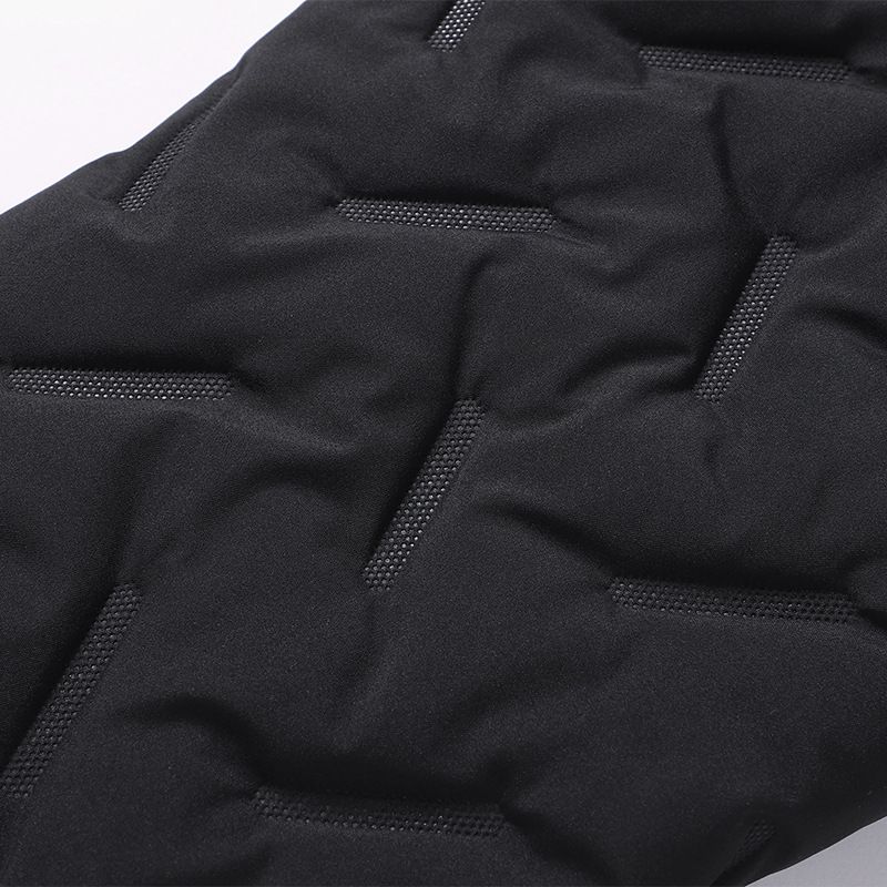 "Men's Fleece-Lined Winter Pants – Thickened Polyester Thermal Joggers With Elastic Waist (Black, M-5XL)"_voghion.com