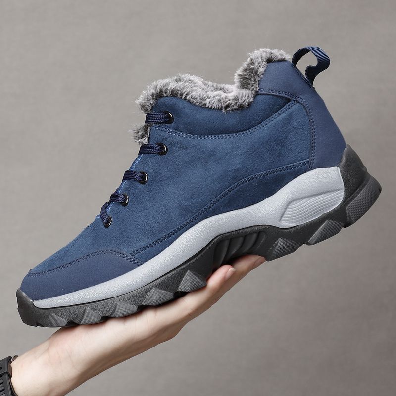 Herren Schnee Winter Fleece-gefütterte warme Outdoor-Leichtstiefel_voghion.com