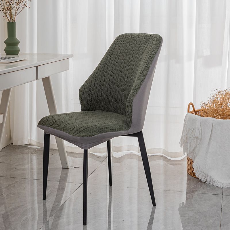 Coprisedia moderno in poliestere elasticizzato – Misura universale per sedie dalla forma unica (antiscivolo, resistente, antipolvere, decorativo)_voghion.com