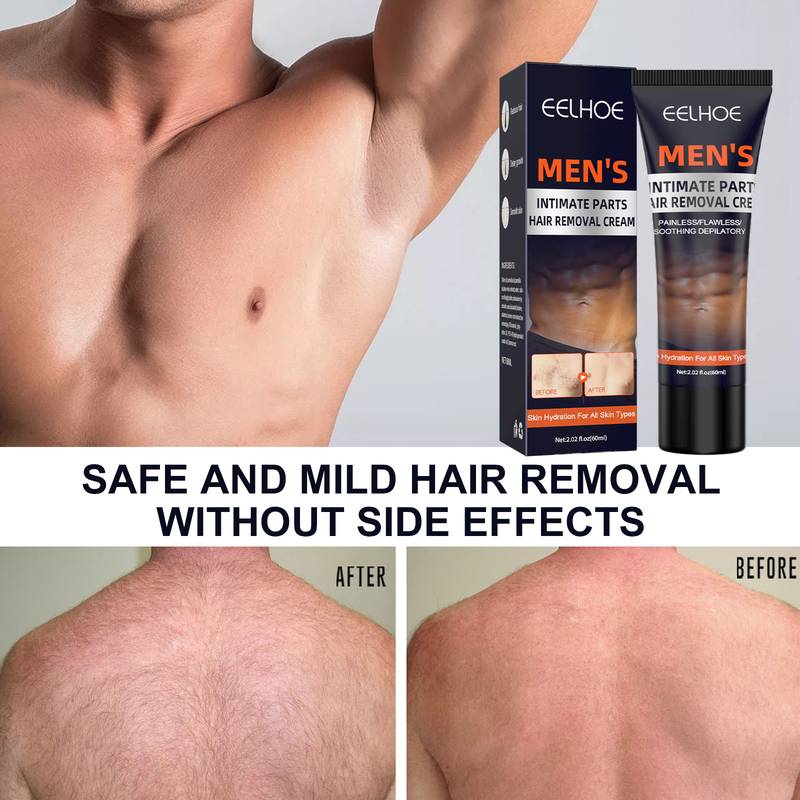 2024 New Men's Cream Full Body Warm And Non Irritating Chest Smooth Underarm Hair Removal For Legs_voghion.com