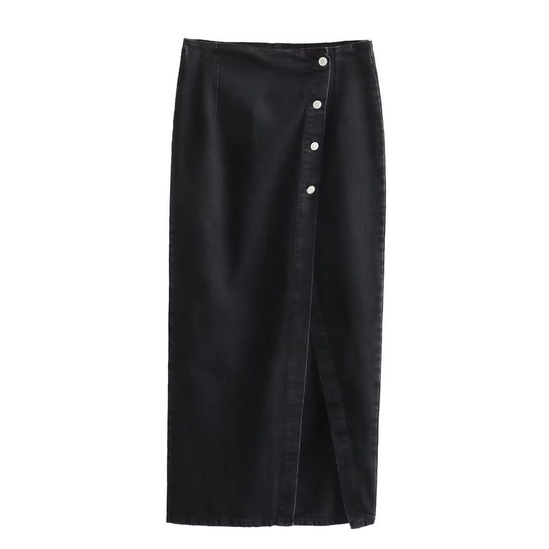 Mode 2024 Frühjahr Neue frauen Kurze Denim Weste + Rock Set_voghion.com