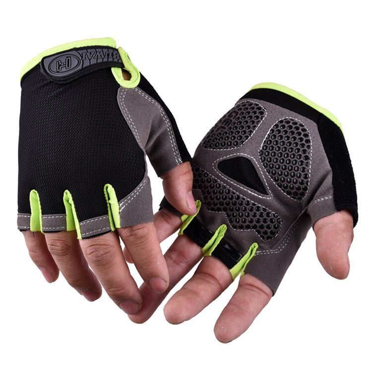 Cycling Half Finger M Spring Summer Non-Slip Fishing Outdoor Mesh Thin Breathable Fingerless Fitness Sports Gloves_voghion.com