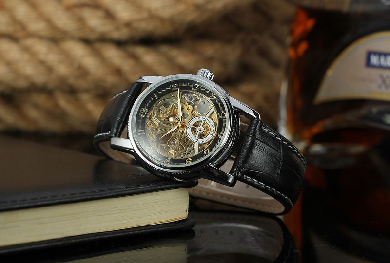 FORSINING Montres rétro pour hommes et femmes, étanches, automatiques et mécaniques_voghion.com