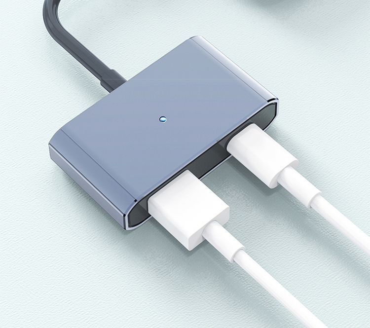 OTG-converter Oplaadbare Type-C mobiele telefoon Tablet Flashdrive Muis Multifunctionele universele 2-in-1 USB-adapter_voghion.com