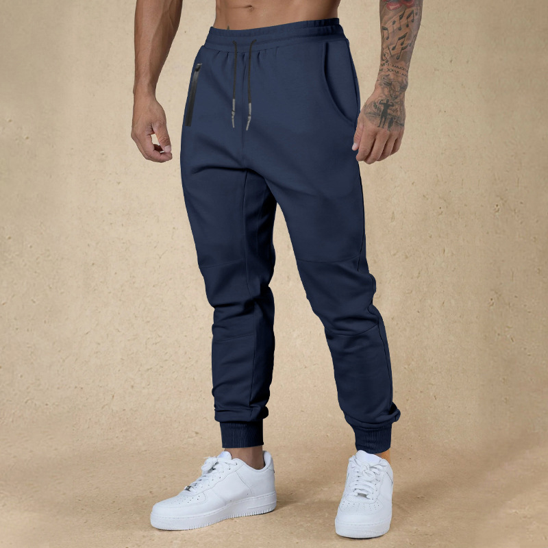 2023 Men's Drawstring Casual New Sports Pants Versatile Breathable Men_voghion.com