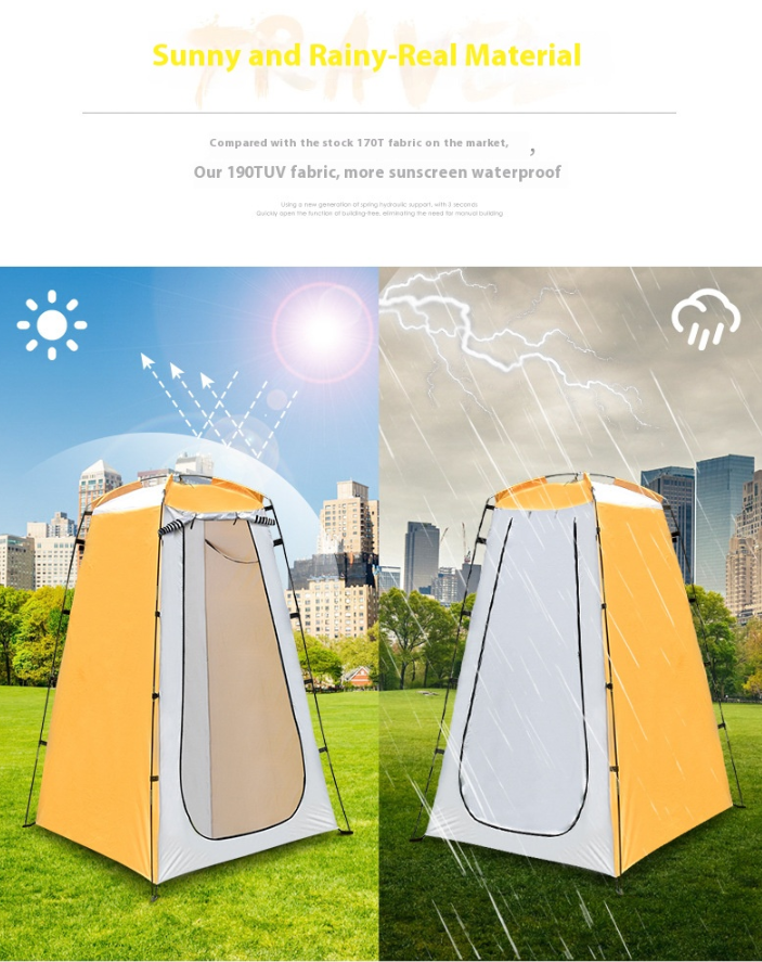 Nueva tienda de baño para cambiarse, inodoro portátil, vestuario, soporte para acampar, tienda de ducha al aire libre_voghion.com