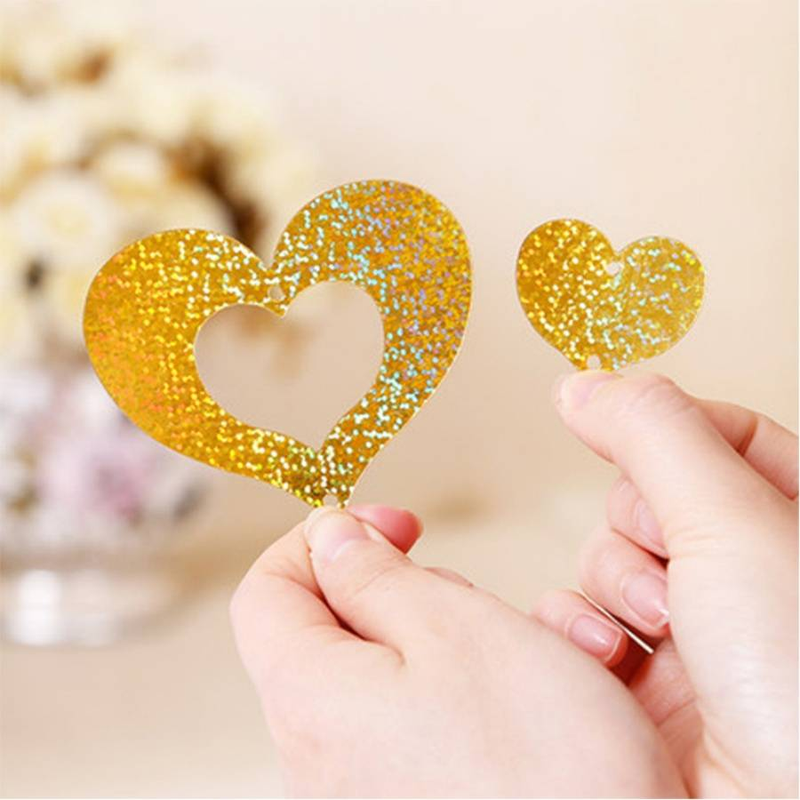 100 stücke Valentinstag Liebe Anhänger Hochzeit Geburtstag Party Dekoration Ballon Funkelnden Anhänger Restaurant Fenster Dekoration Lieferungen_voghion.com