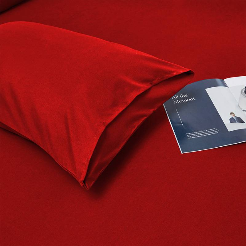 Kissenbezug-Set aus gebürstetem Flanell, klassisches Design mit versteckter Öffnung, mehrere Größen und Farben_voghion.com